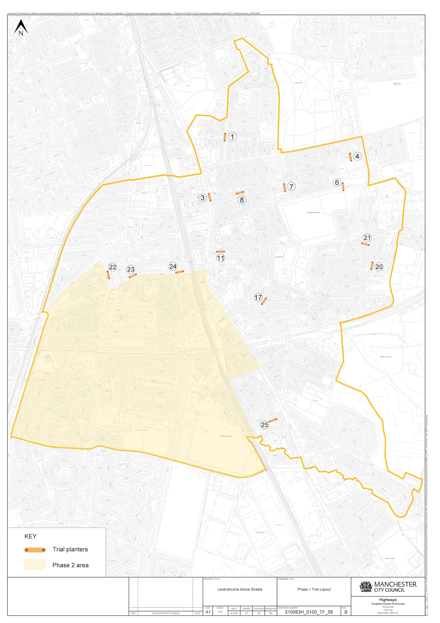 PDF showing locations of filters