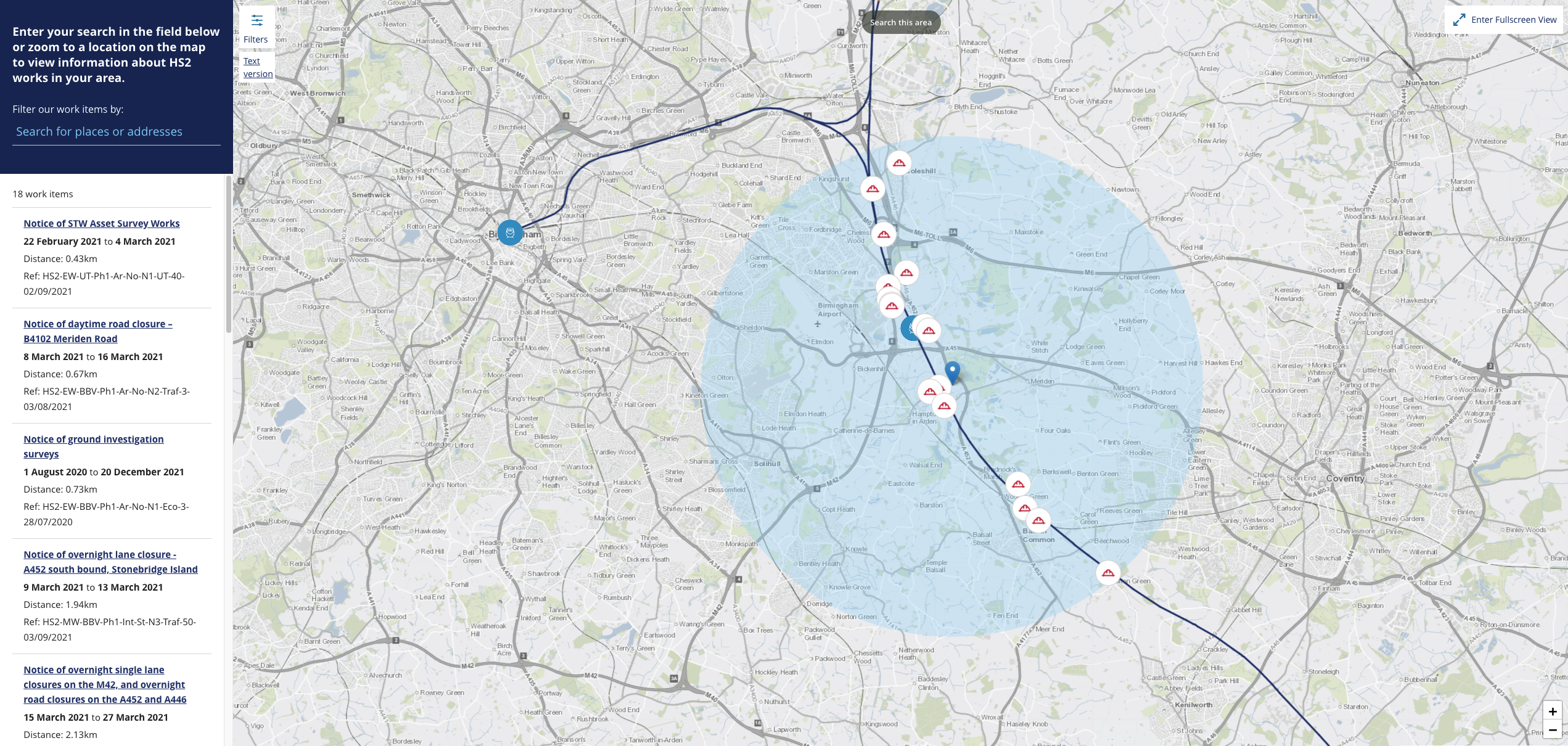 Keep in Touch with Latest News - HS2 In Solihull - Commonplace