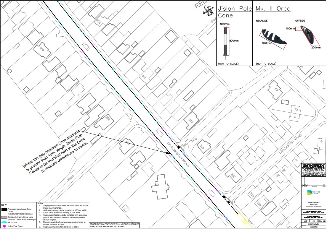 Properties 326-368 & 385-413
(Drawing HI1263-101-03-Orig)