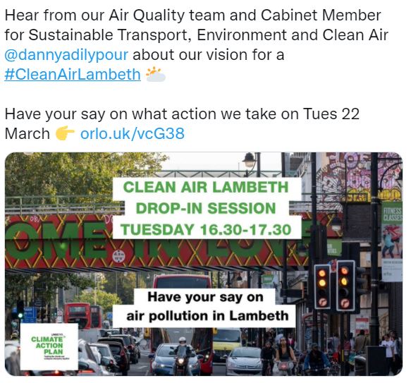 clean air tweet