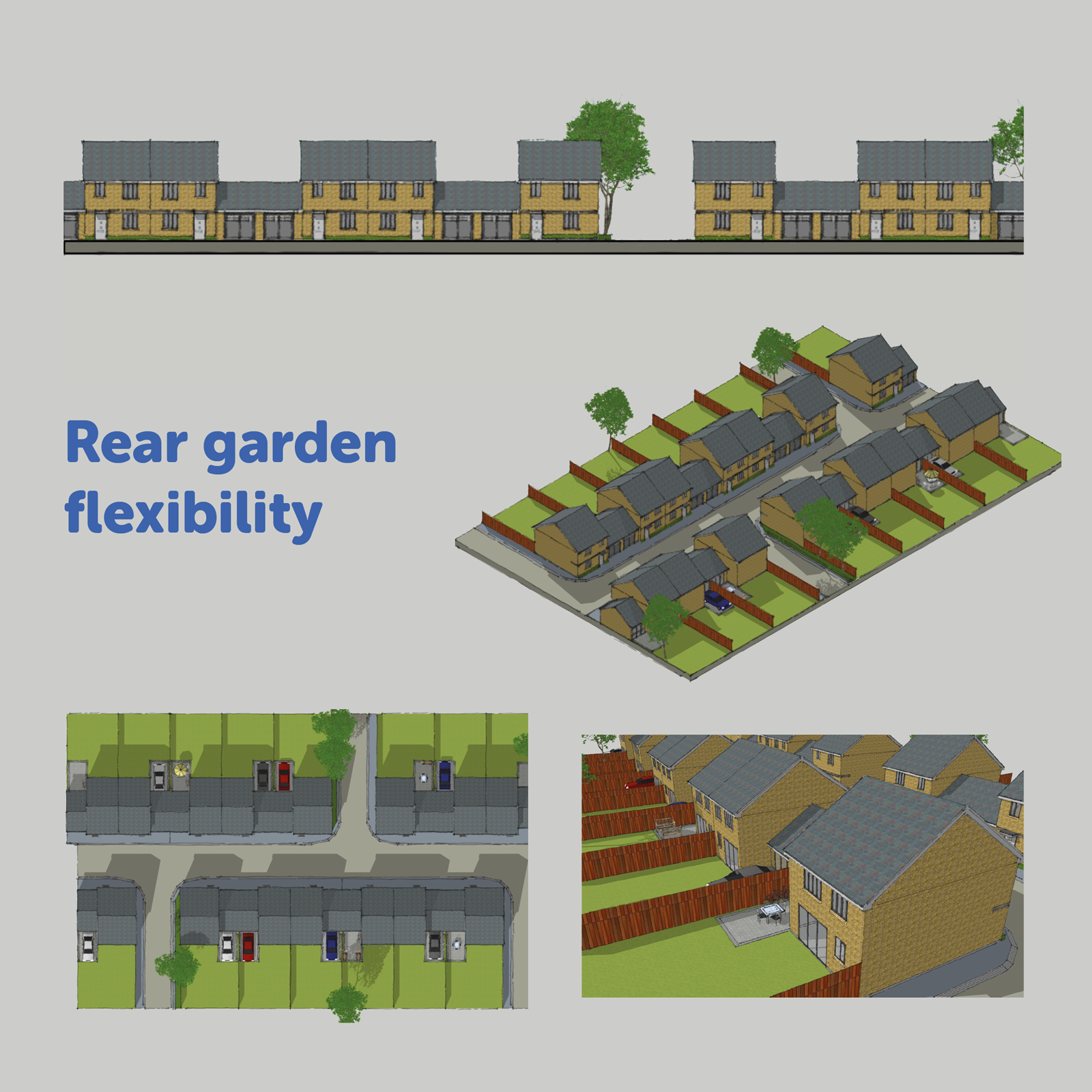 Rear garden flexibility