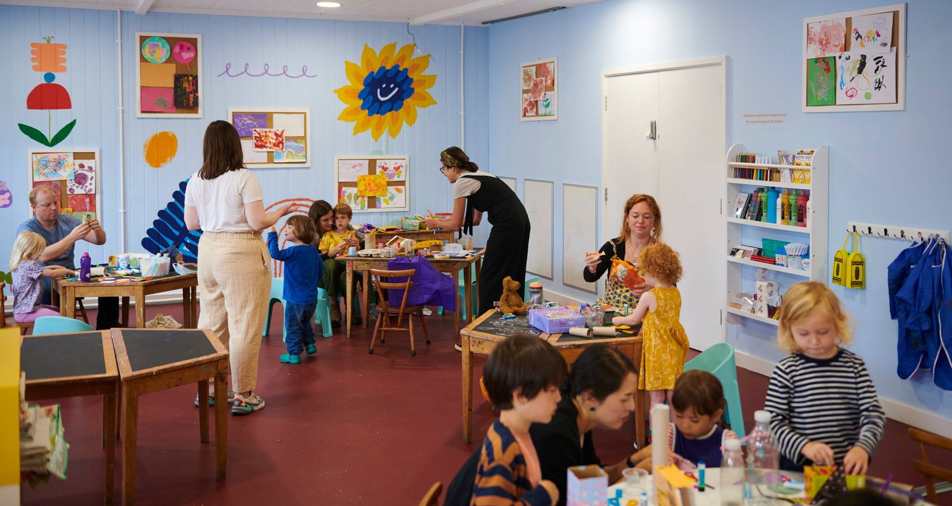 Image of children in the arts studio