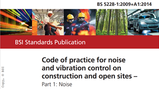 BS5228-1 Noise and vibration control on construction sites