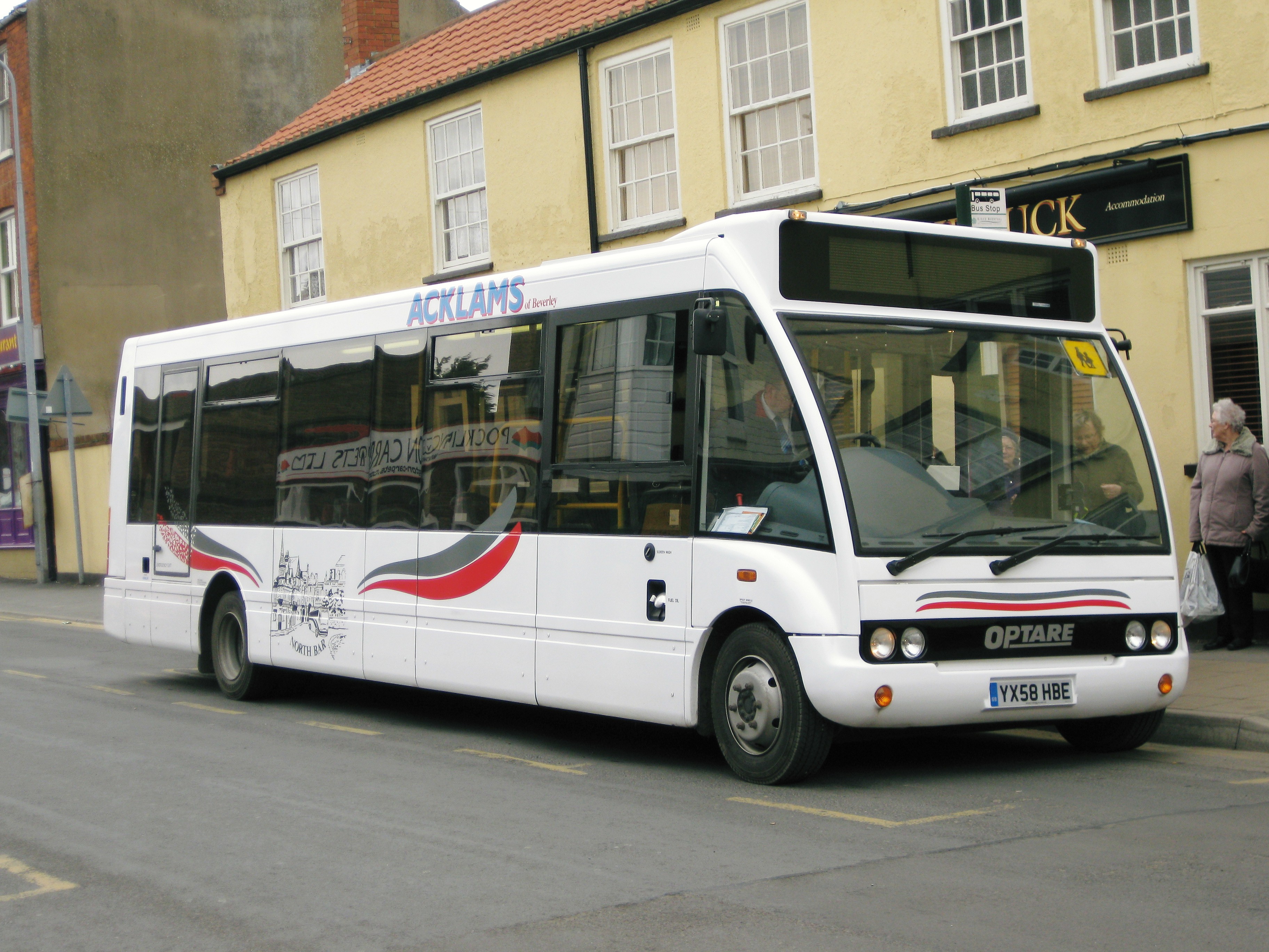 a bus parked on the side of a street