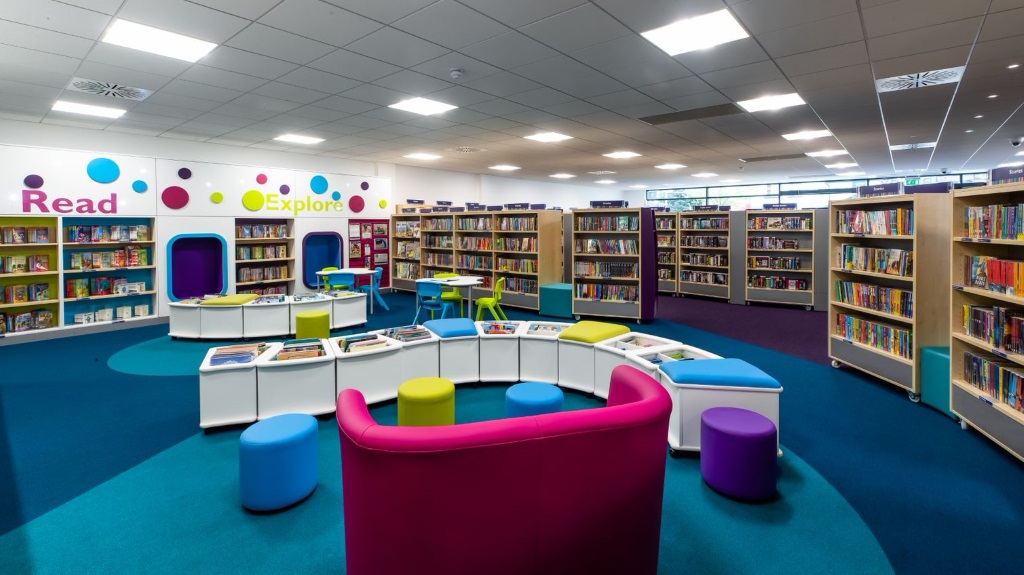 Image of Horley library space for children to read