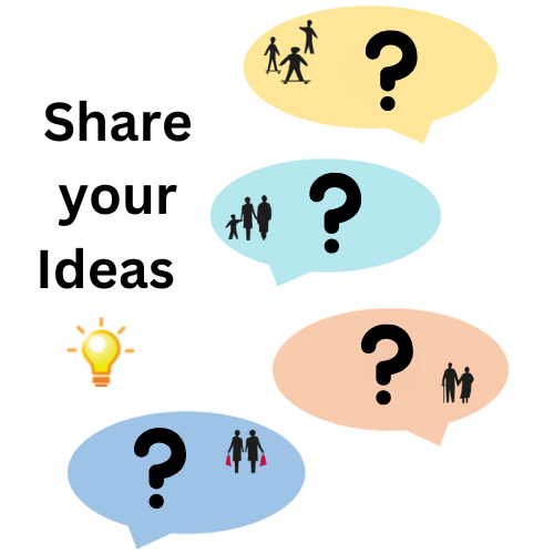 Share your ideas infographic