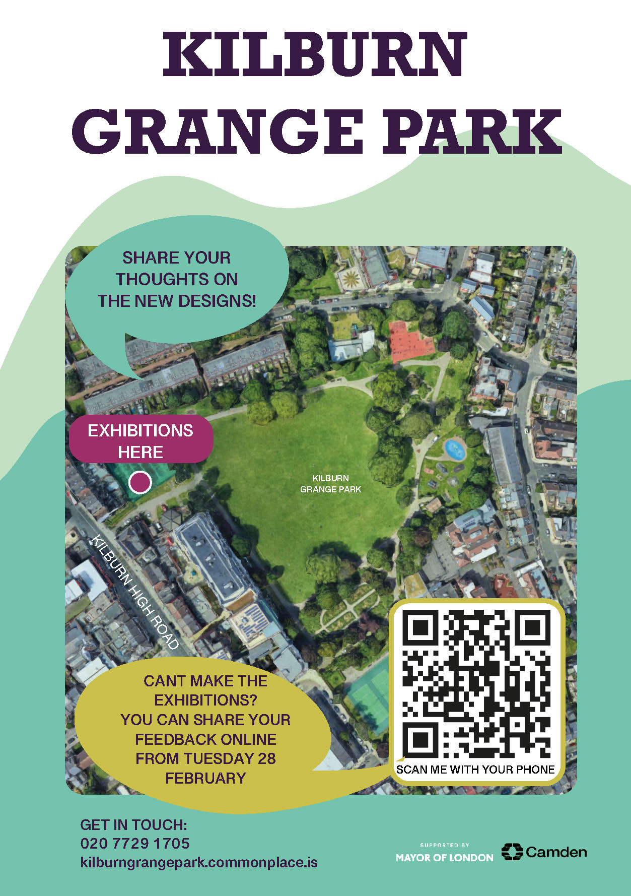 Keep in Touch with Latest News Improving Kilburn Grange Park