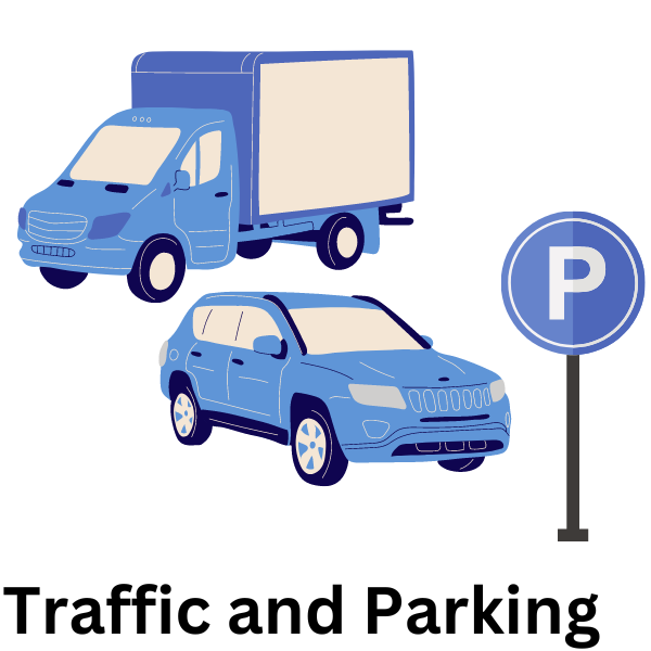 Traffic and parking