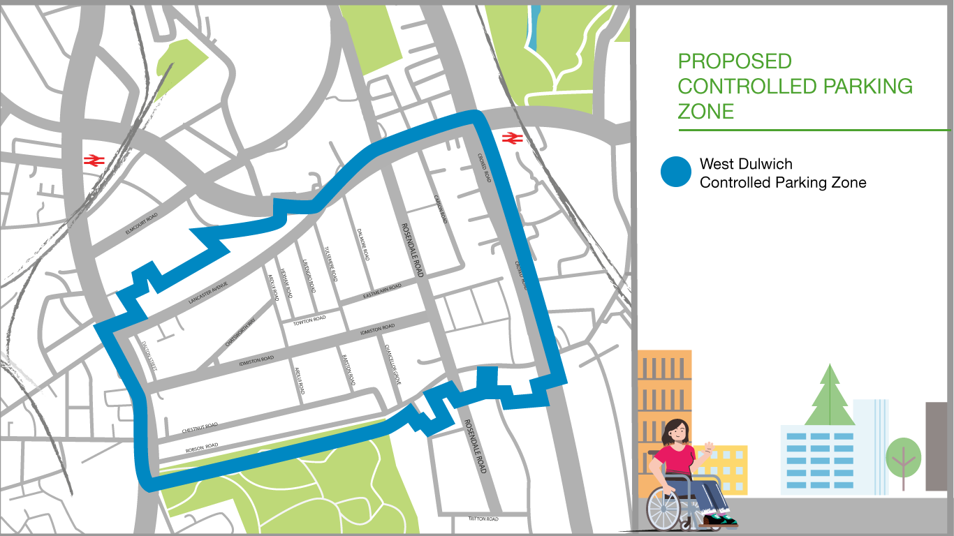 CPZ boundary road map