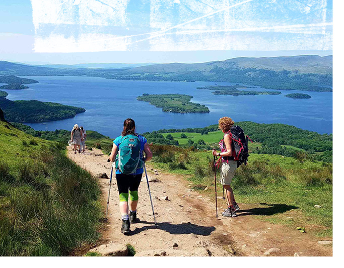 West Highland Way from Conic Hill