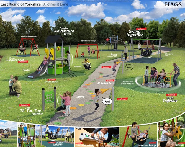 a screenshot of a video game where kids are playing on different equipment in the play park