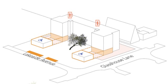 Image showing two wheelchair accessible homes will be created.