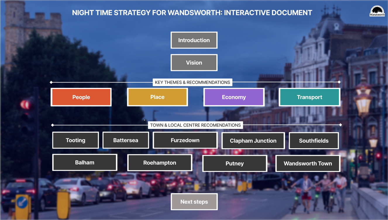 Have Your Say Today - Have Your Say: Night Time Strategy Wandsworth -  Commonplace