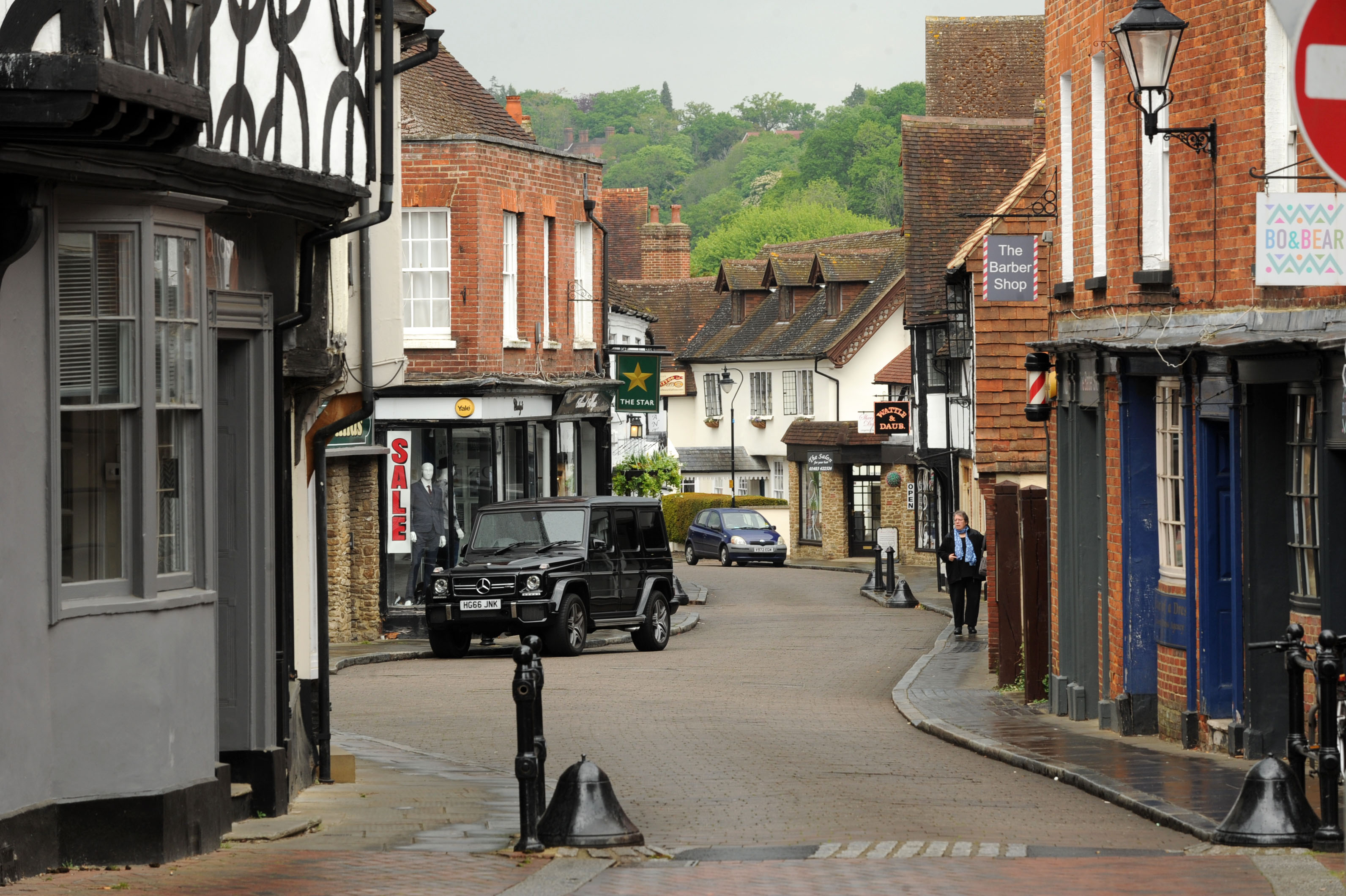 Picture of a small street in Godalming