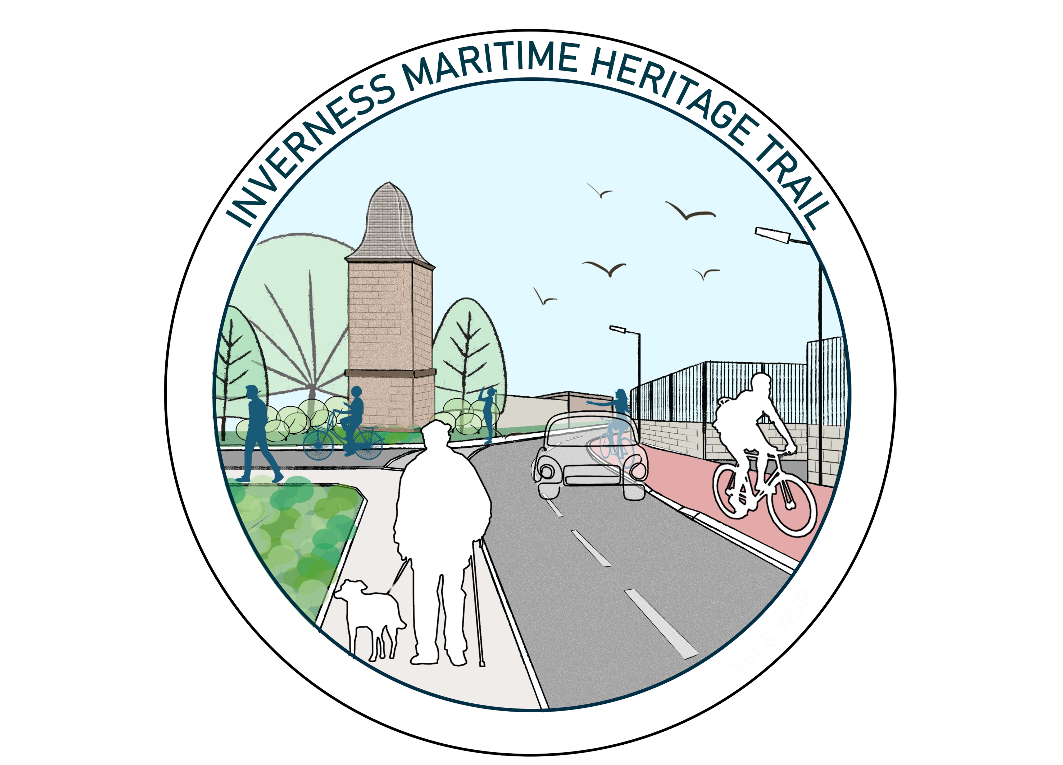 Inverness Maritime Heritage Trail logo