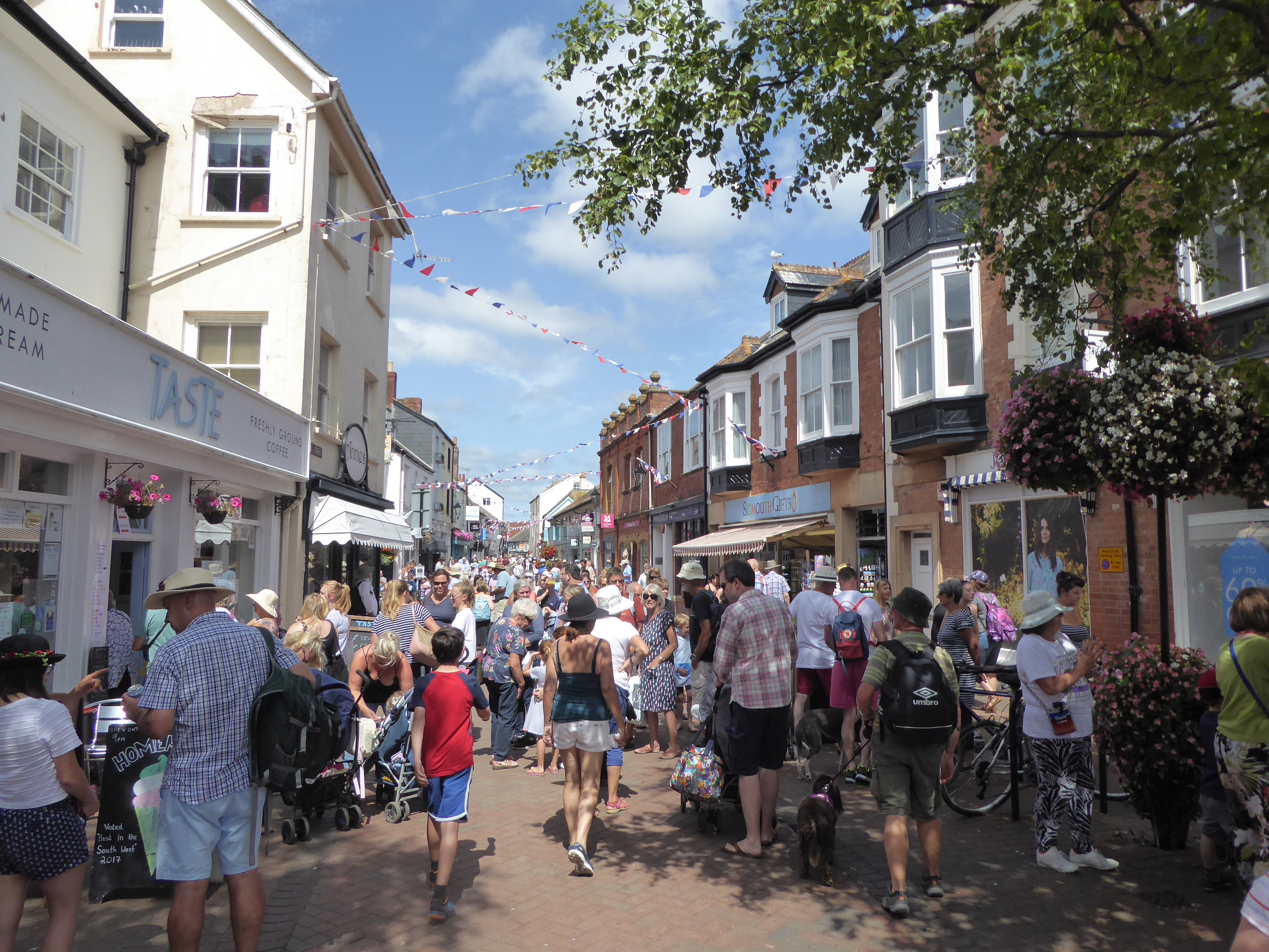 Image of Sidmouth town centre