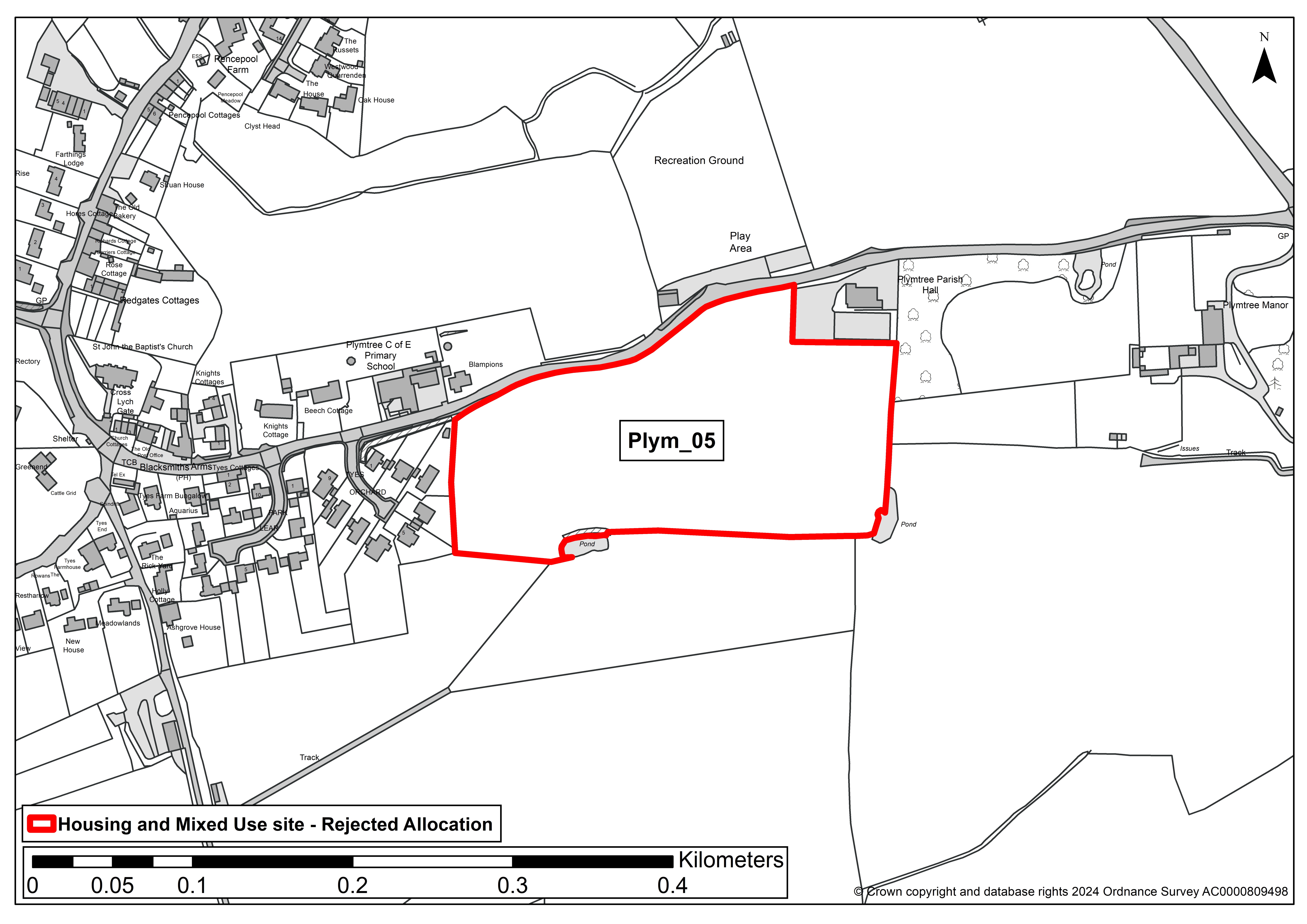 Map of site Plym_05
