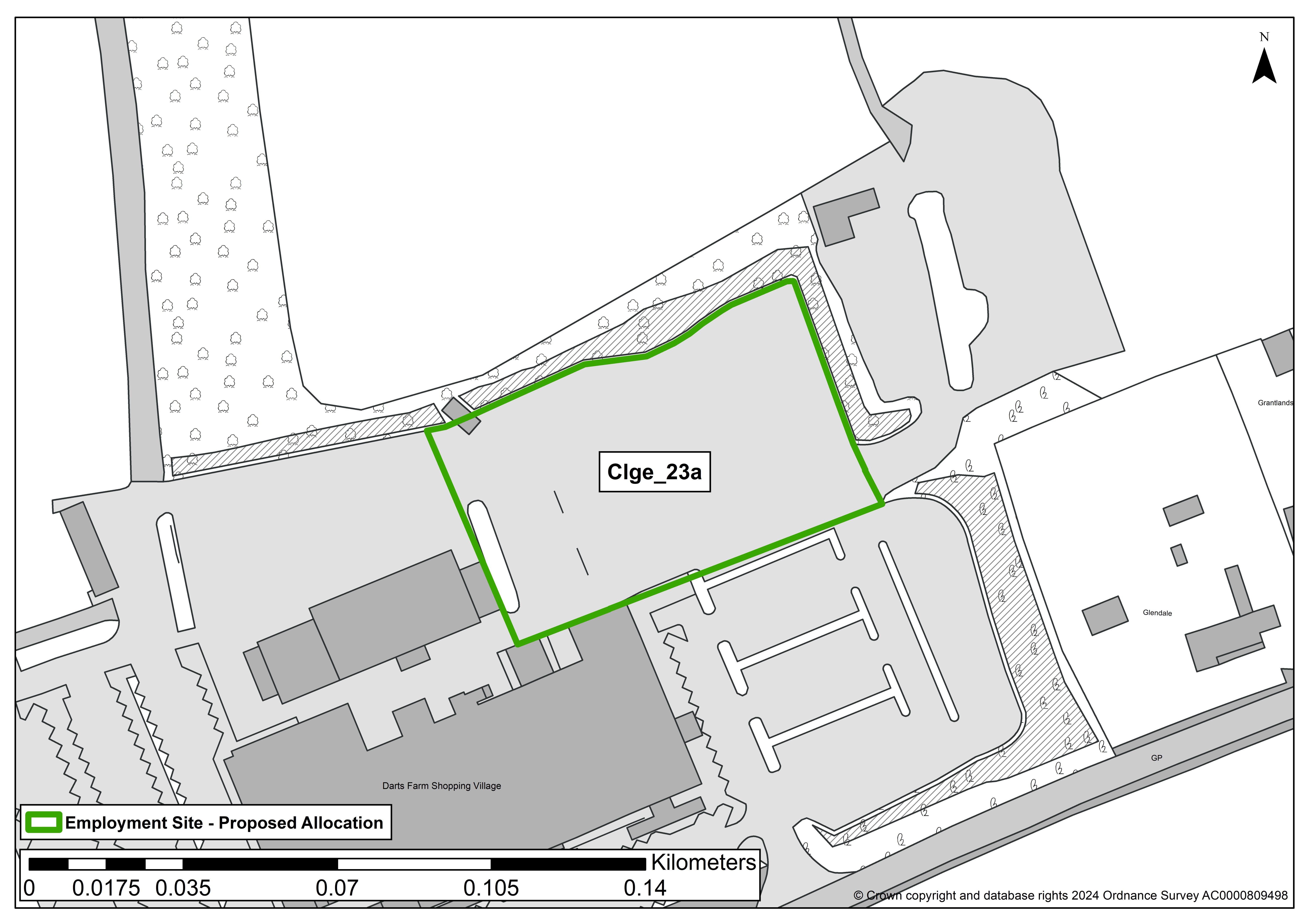 Map of site Clge_23a