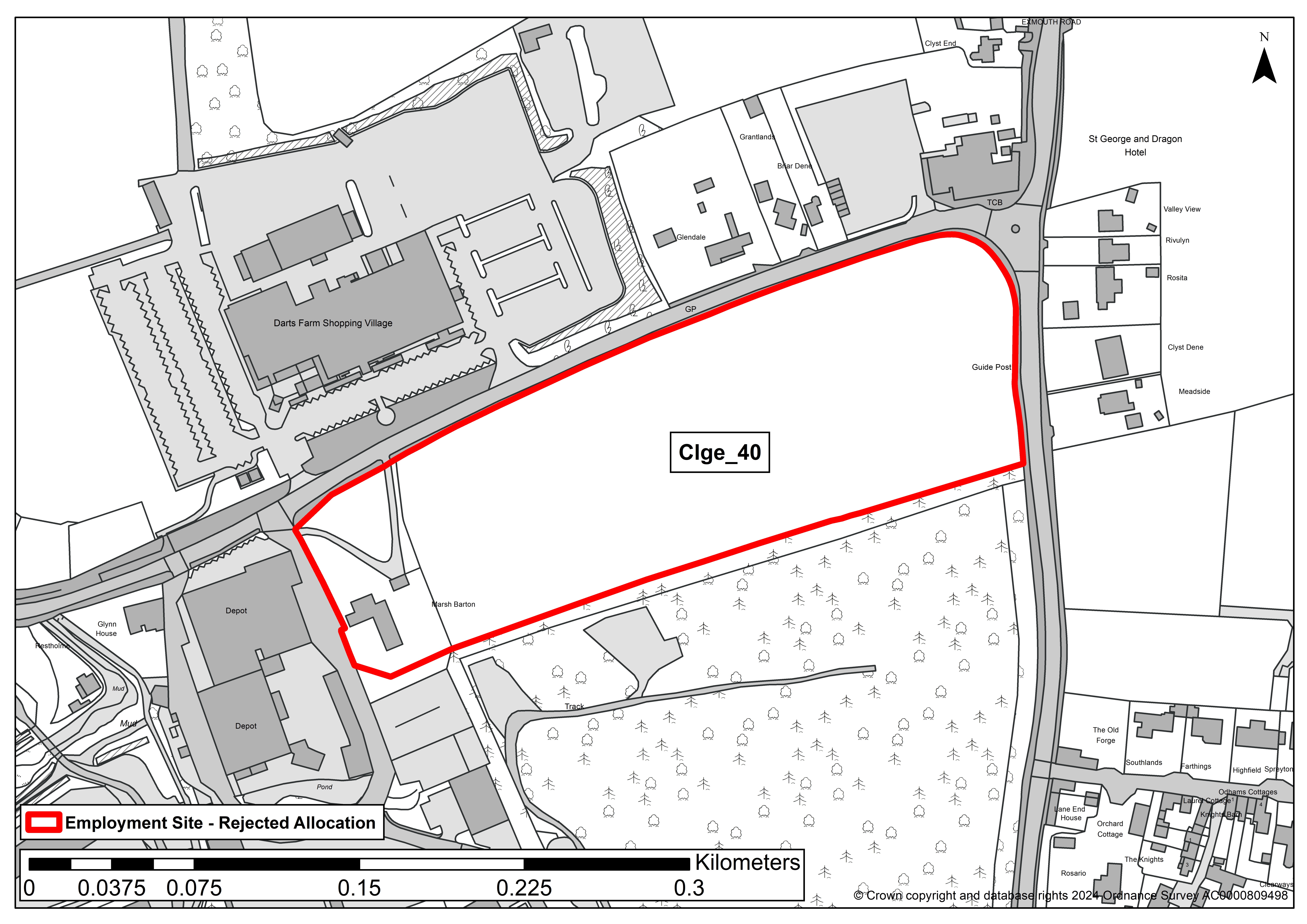 Map of site Clge_40