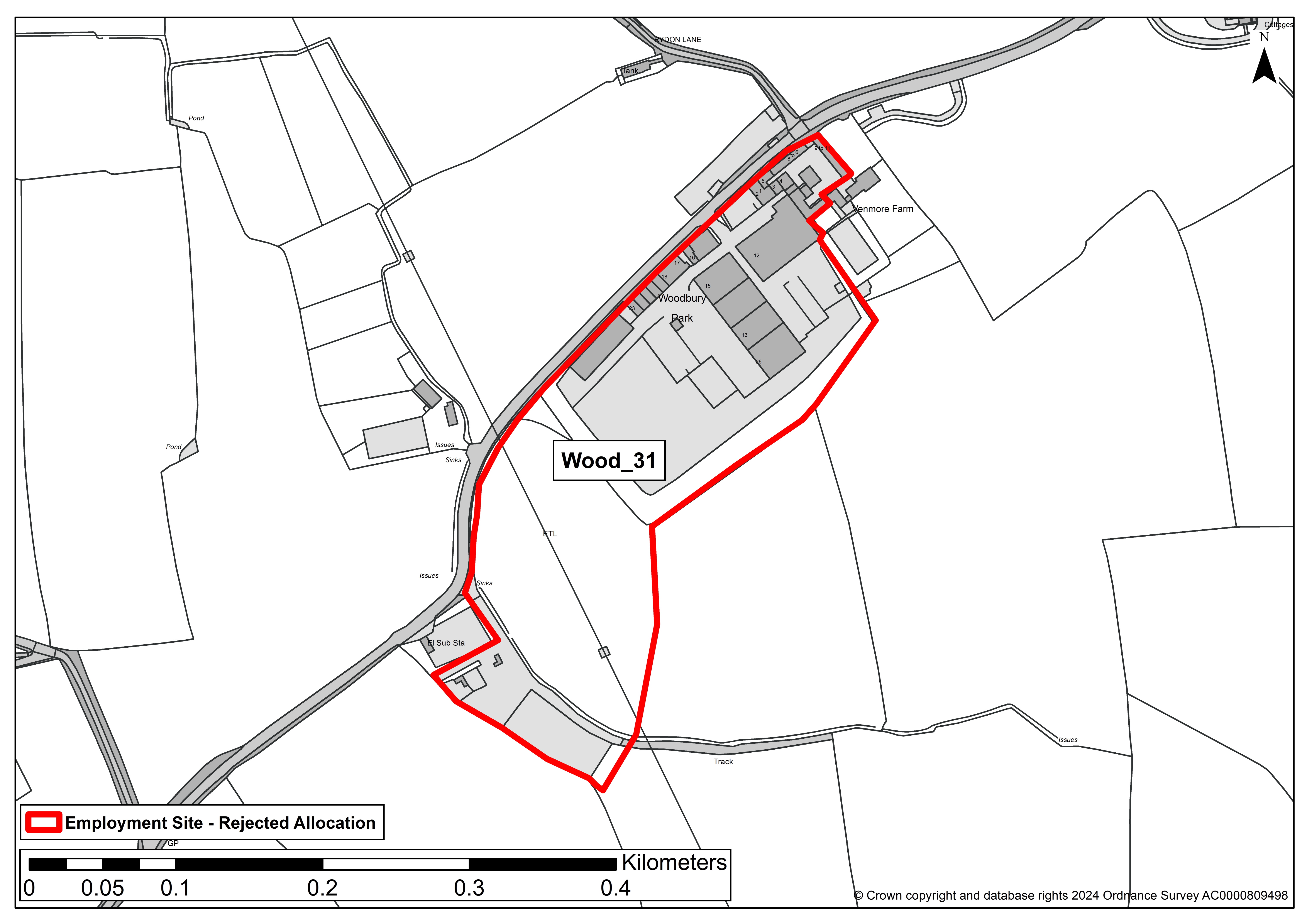 Map of site Wood_31