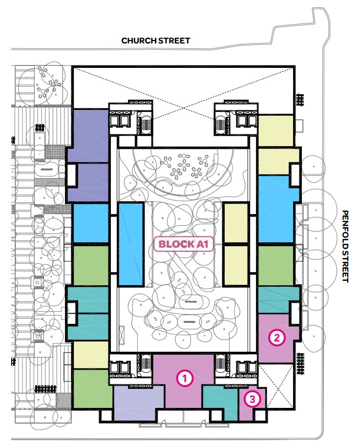 Block A1 layout