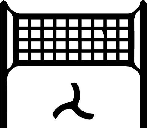 A black silhouette of a person sitting in a meditative pose with legs crossed and hands resting on knees.