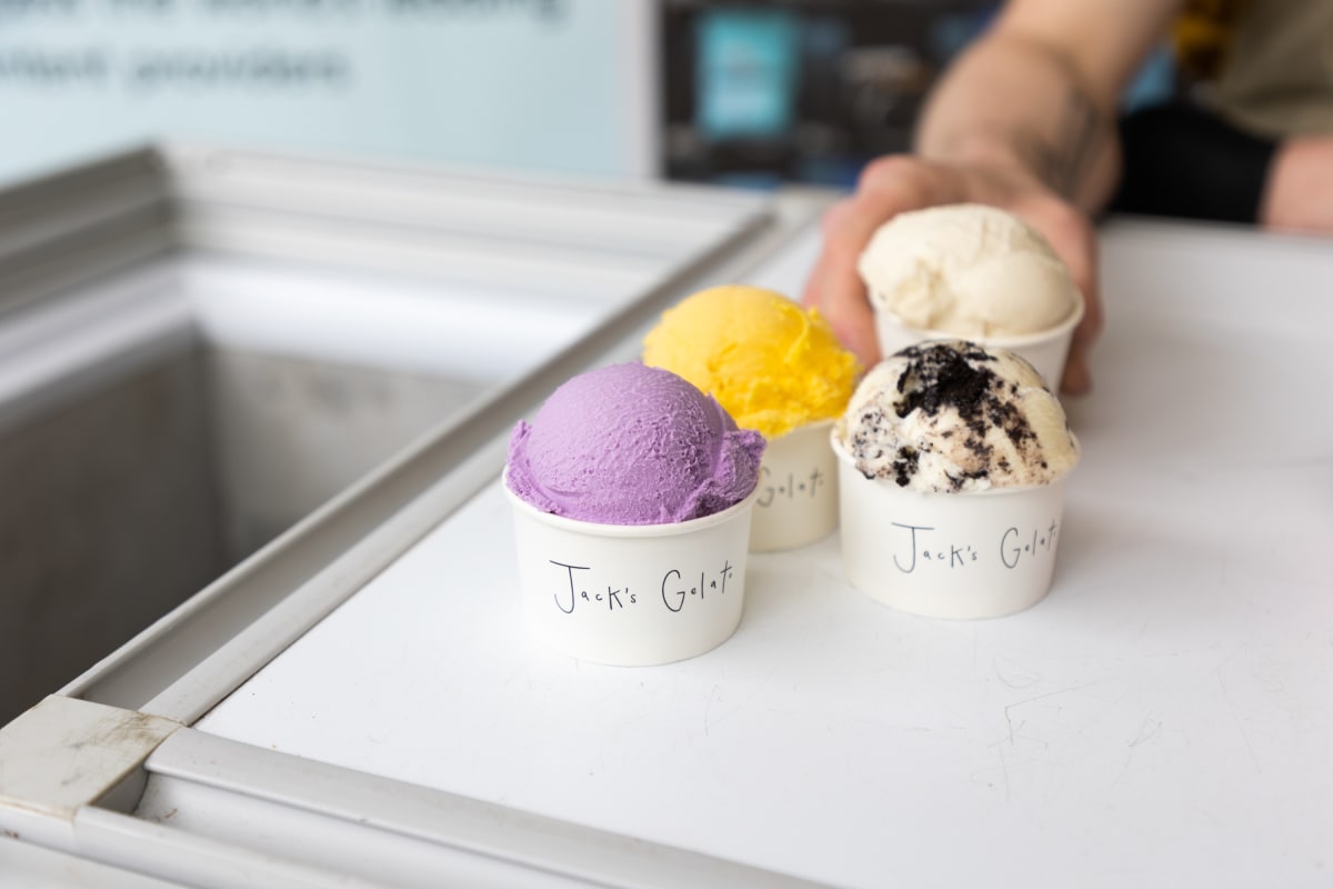 Photo of Jack's Gelato being served