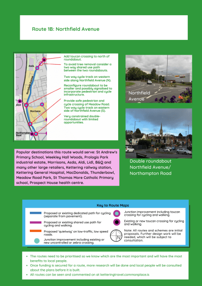 Route 1B Northfield Ave, Kettering LCWIP.pdf