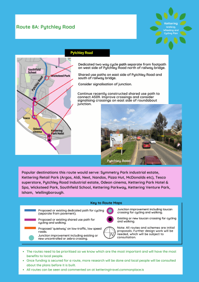 Route 8A Pytchley Road, Kettering LCWIP.pdf