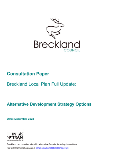 Breckland Local Plan Development Options.pdf