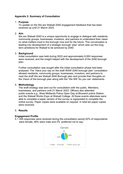 9b. Appendix 2 - WAW 2040 Summary of consultation.pdf