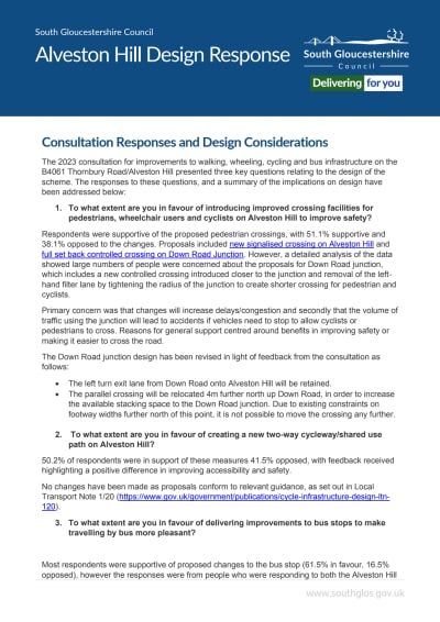 Alveston Hill Consultation Responses & Design Considerations.pdf