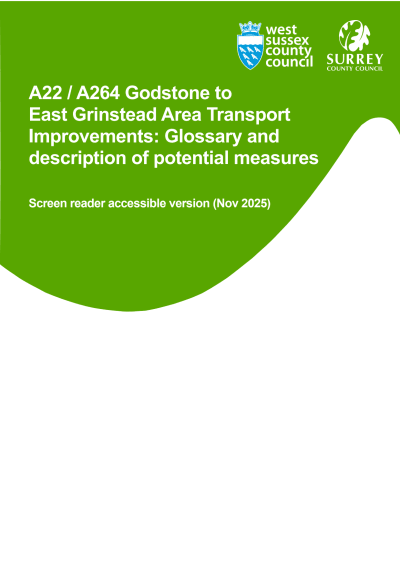 A22/A264 Godstone to East Grinstead area improvements | Commonplace