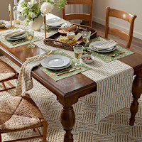 West Hill Reversible Table Runner - Natural Multi, 16 in. x 90 in.
