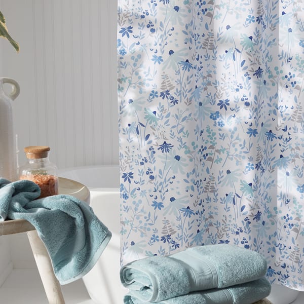 Company Cotton™ Naomi Bloom Percale Shower Curtain