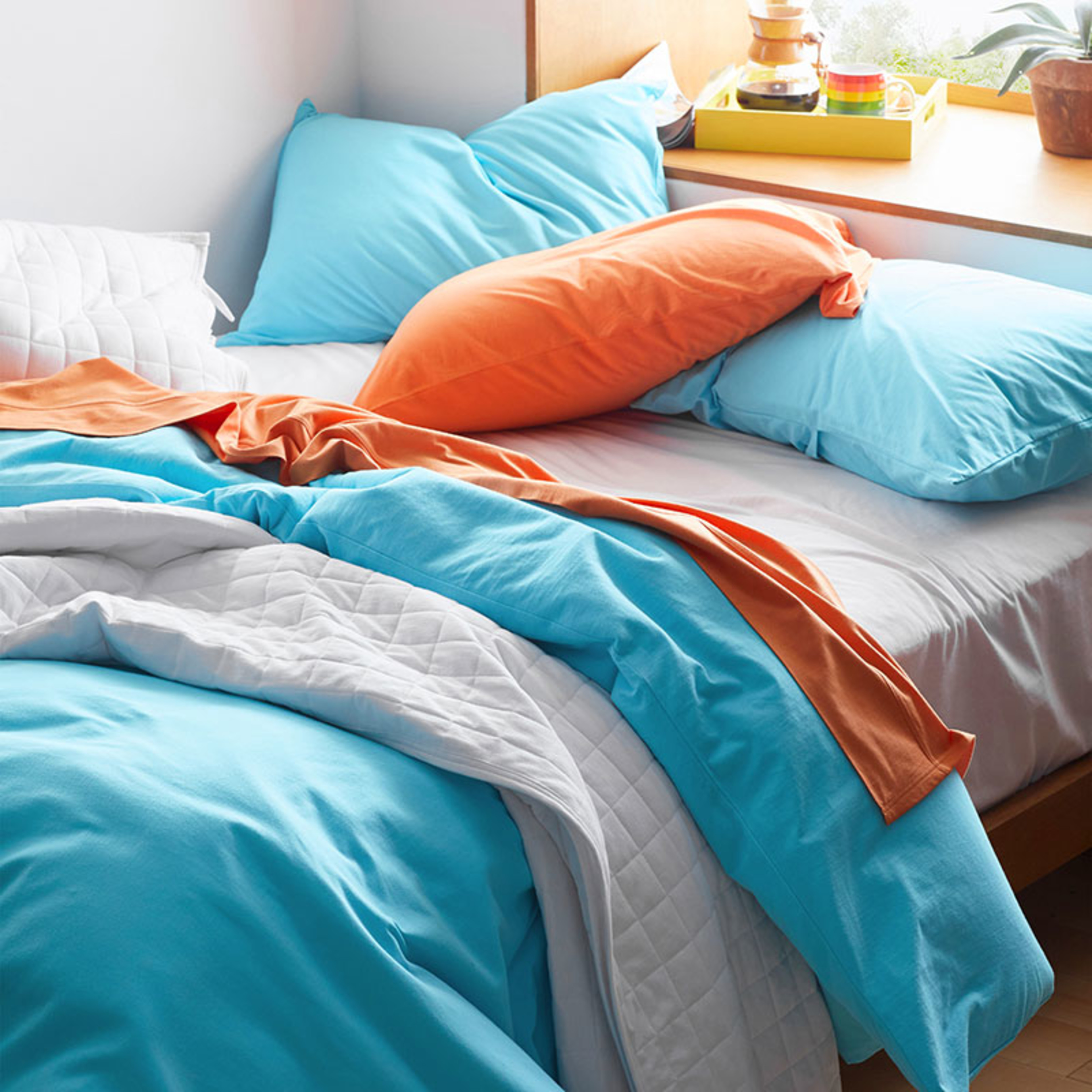 Company Cotton T-Shirt Jersey Knit Comforter - Thumbnail 2