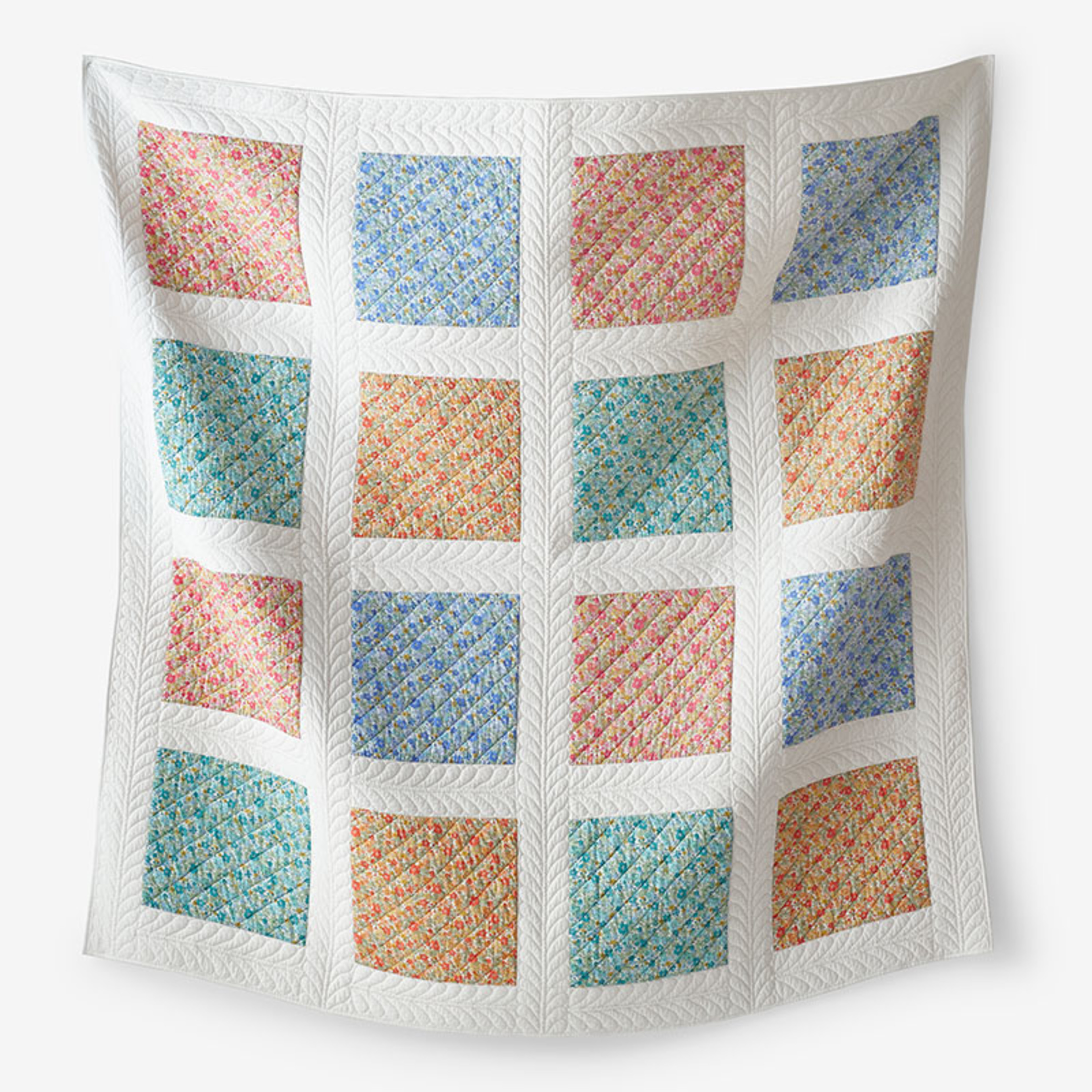 Company Cotton Brenna Patchwork Quilted Sham - Thumbnail 2