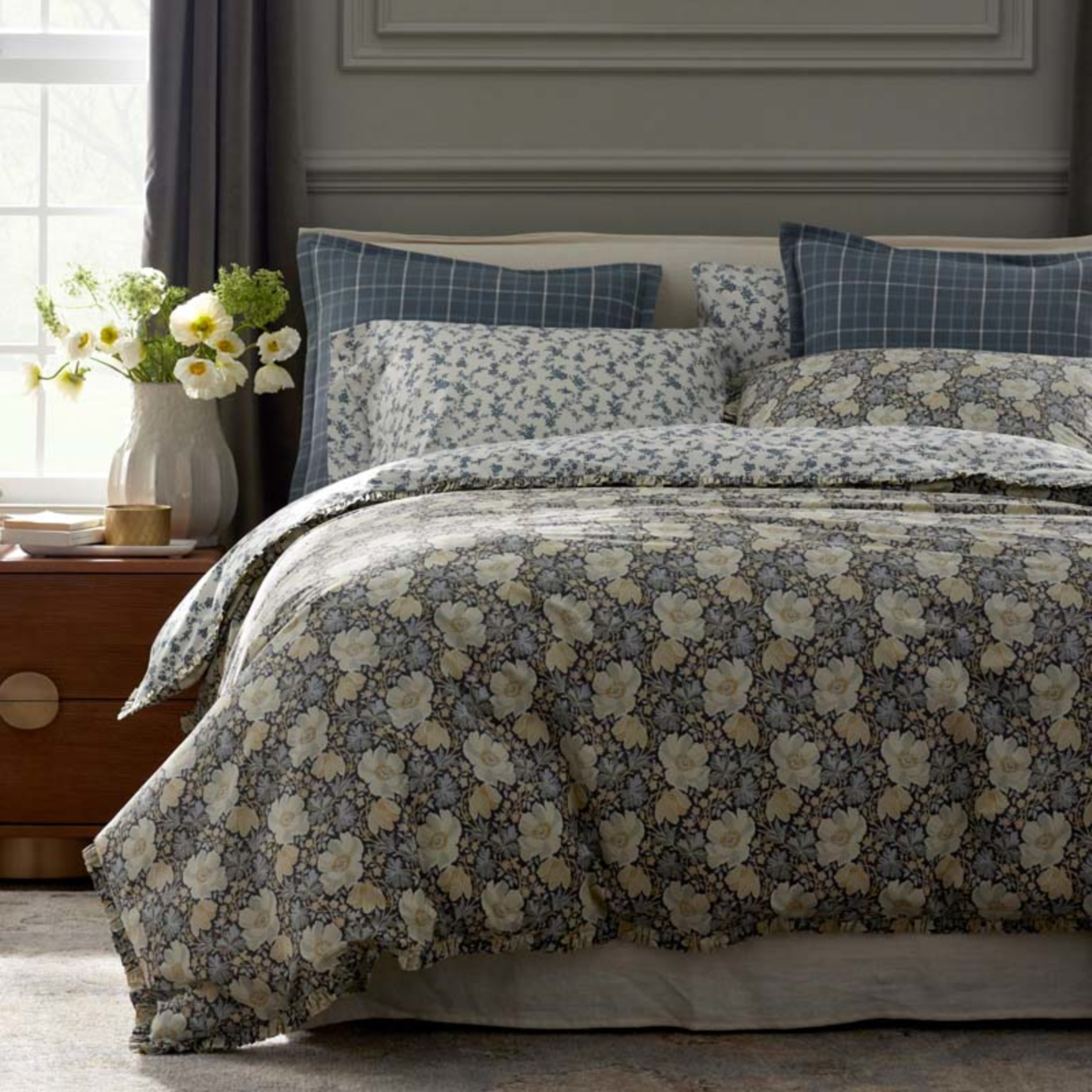 Stoffer Home Tapestry Floral Duvet Cover Set - Thumbnail 2