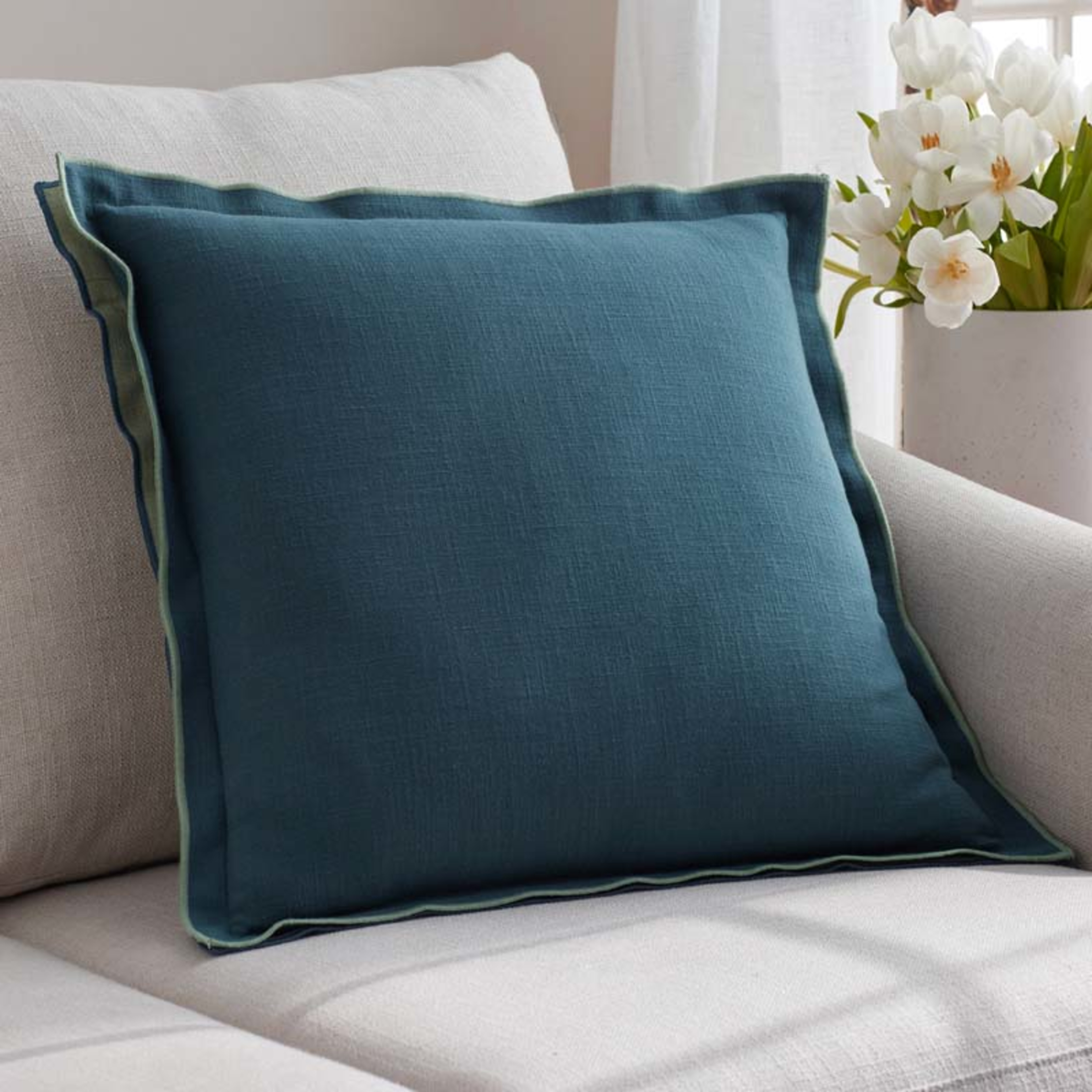 Company Cotton Pillow Cover - Thumbnail 2