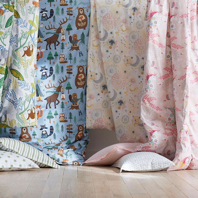 Animal Campers Organic Cotton Sheet Set The Company Store