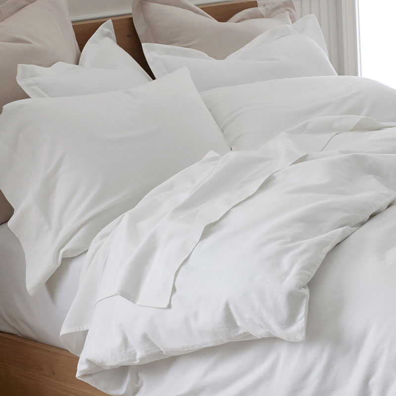 Soft & Cozy Cotton Jersey Sheet Set In White