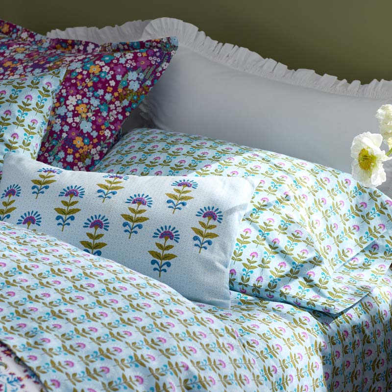 Idril Butti Cotton Lumbar Pillow Cover | The Company Store