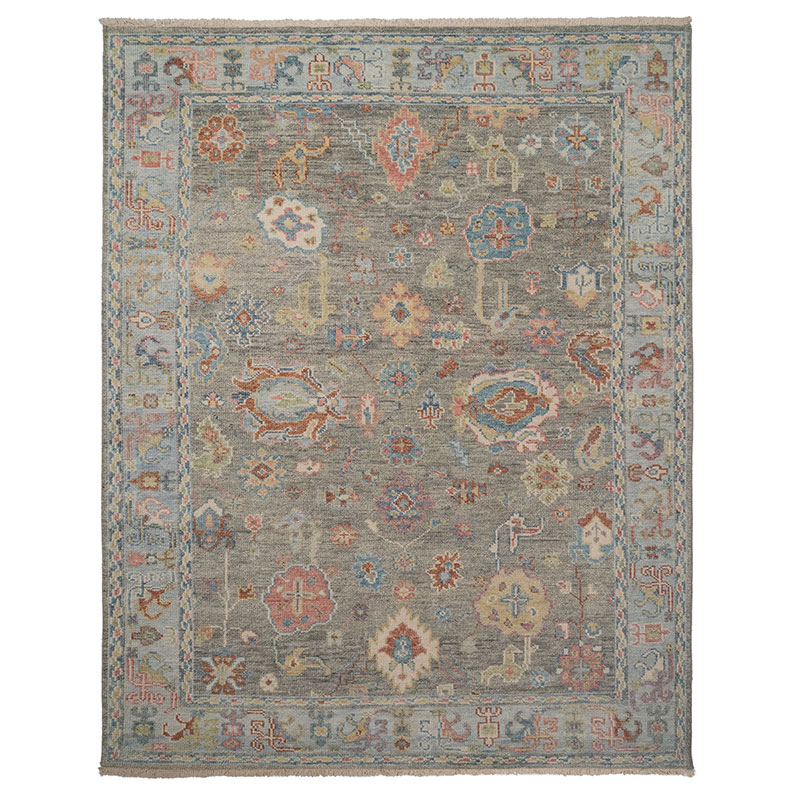 ラグ・カーペット 50s Traditional Hand-Knotted rug Hand-Knotted Wool Rug | Oushak Style by Rome Curate | Bond