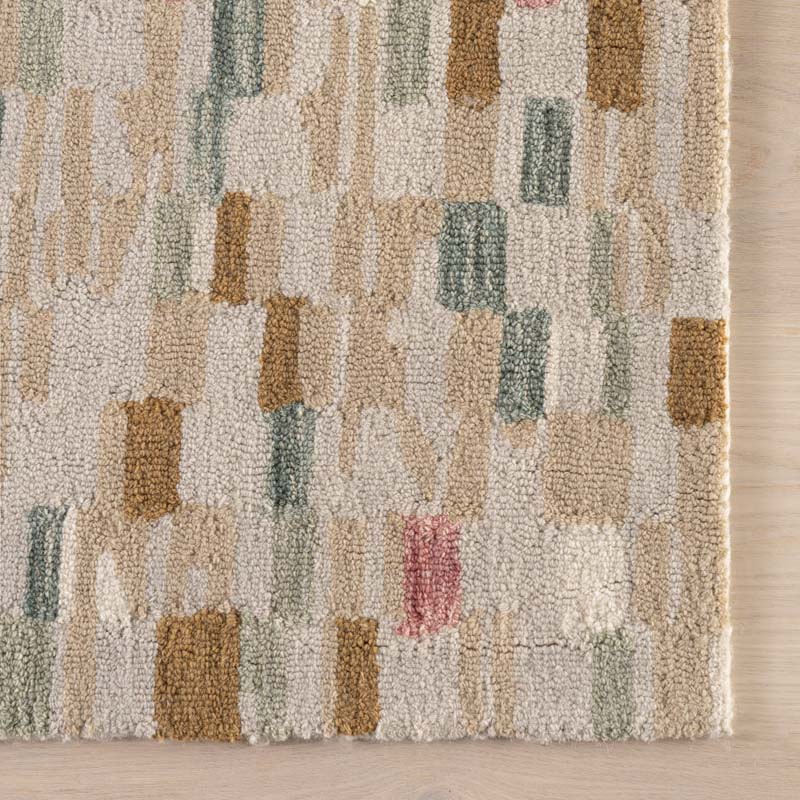 Ashmore Hand Hooked Geometric Wool Rug | The Company Store