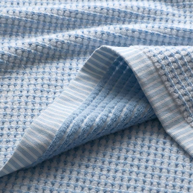 Textured Dot Hand Towel - Blue