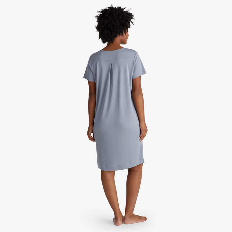 black knee length shirt dress Womens TreeBlend T-Shirt Dress main image 0