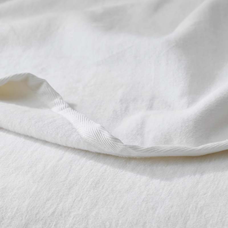 Company Cotton™ Cotton/Acrylic Fleece Throw - White