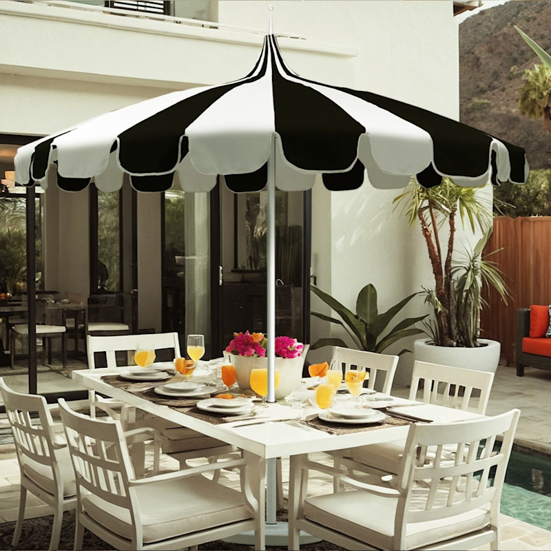 5 foot square patio umbrella FORCLOVER 5 ft. Square Patio Umbrella Shelter with 4 Sturdy Ribs in Beige