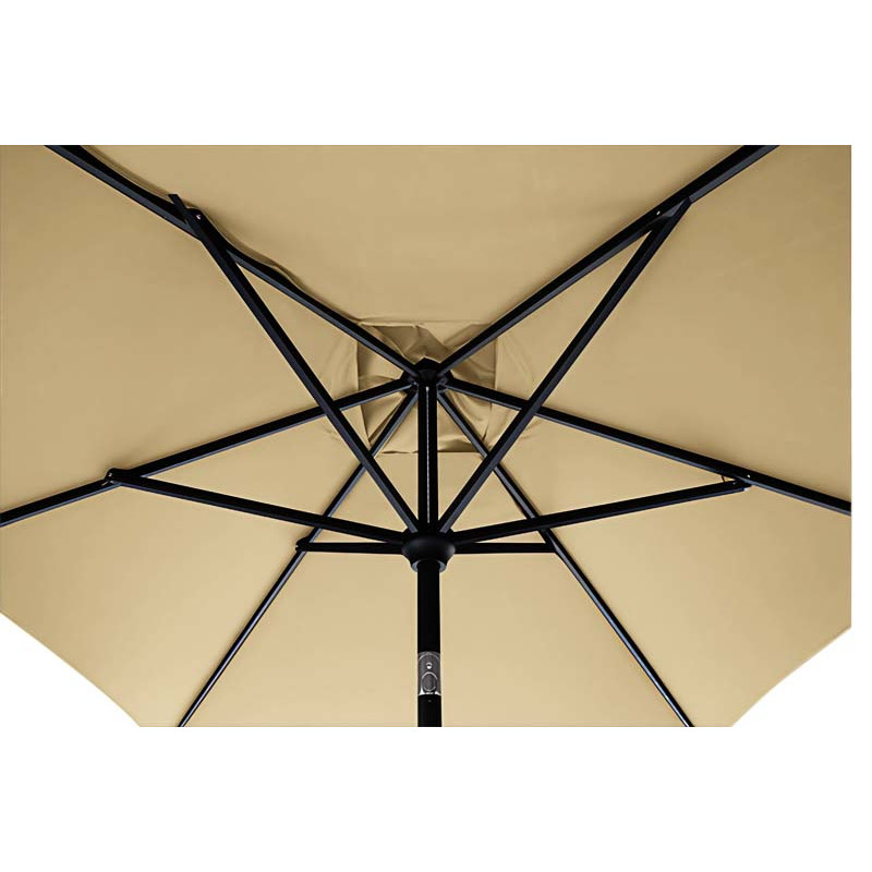 best solar patio umbrellas 9/10/11/12ft Solar LED Square Cantilever Patio Umbrella