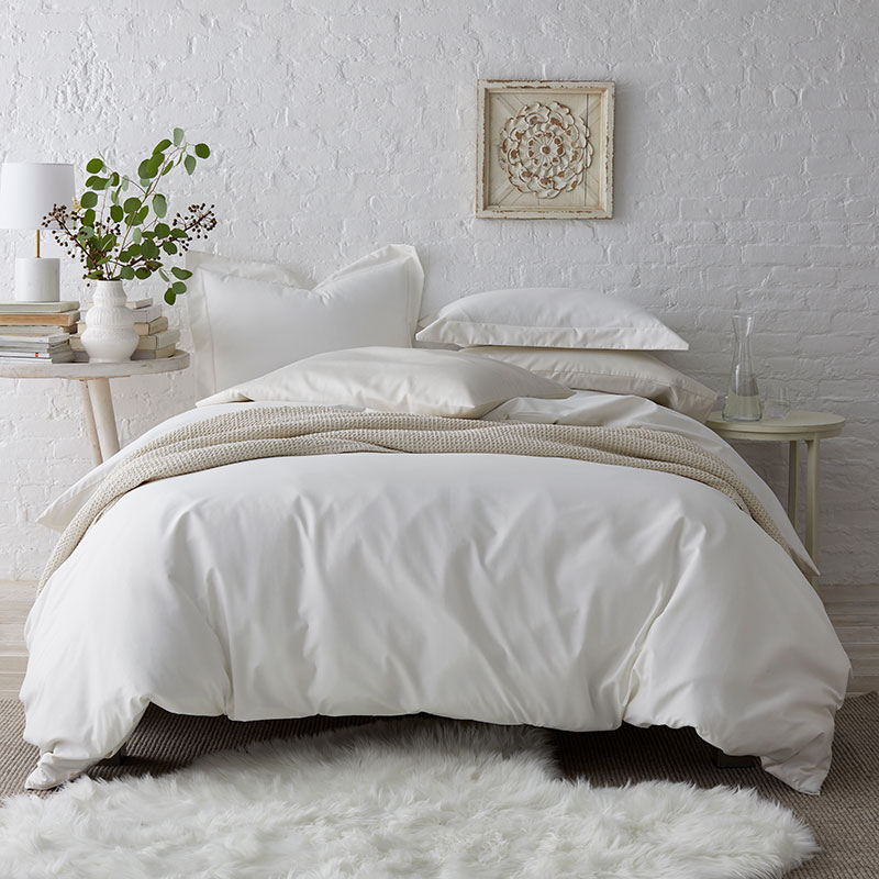 Classic Smooth Wrinkle-Free Sateen Bed Sheet Set - Infinity Blue
